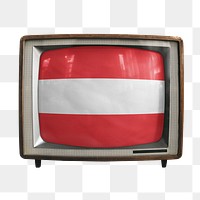 Png TV Austria flag, transparent background