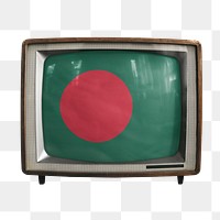 Png TV Bangladesh flag, transparent background