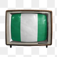 Png TV Nigeria flag, transparent background