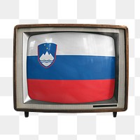 Png TV Slovenia flag, transparent background