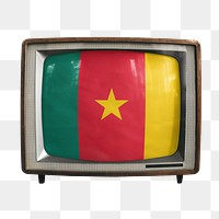 Png TV Cameroon flag, transparent background