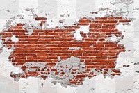 Brick wall png mockup, transparent design