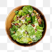 Salad bowl png, healthy food, transparent background