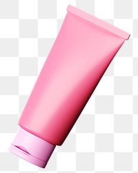 PNG 3D moisturizer tube, element illustration, transparent background