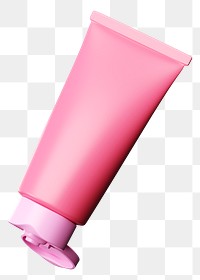 PNG 3D moisturizer tube, element illustration, transparent background