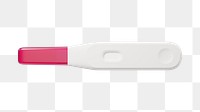 PNG 3D positive pregnancy test, element illustration, transparent background