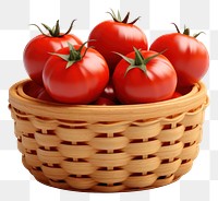 PNG Tomato basket vegetable plant. 