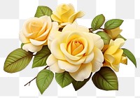 PNG Flower rose yellow petal. AI generated Image by rawpixel.
