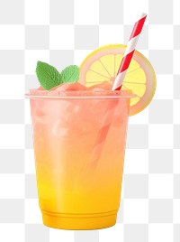 PNG Lemonade fruit cocktail drink