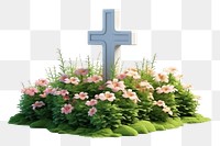 PNG Flower cross outdoors symbol. AI generated Image by rawpixel.