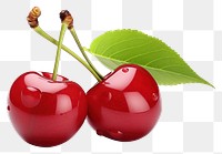 PNG Cherry fruit plant food. AI generated Image by rawpixel.