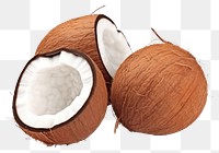 PNG Coconut food freshness produce. AI generated Image by rawpixel.