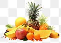 PNG Pineapple banana fruit plant. AI generated Image by rawpixel.