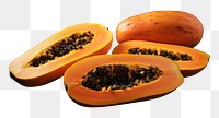 PNG Papaya fruit plant food. AI generated Image by rawpixel.