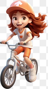 PNG Tricycle bicycle vehicle cartoon. 