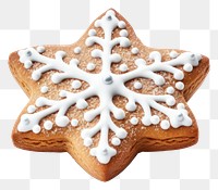 PNG Gingerbread dessert cookie icing. AI generated Image by rawpixel.