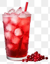 PNG Pomegranate soda cocktail fruit. 