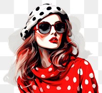 PNG Sunglasses portrait fashion pattern. AI generated Image by rawpixel.