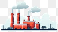 PNG Factory chimney architecture pollution smoke. AI generated Image by rawpixel.