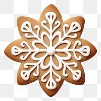 PNG Gingerbread dessert cookie icing. 