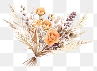 PNG Flower wheat white background celebration. 