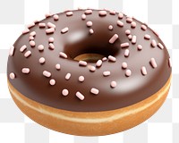 PNG Donut dessert food white background. AI generated Image by rawpixel.