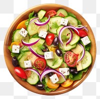 PNG Cucumber salad food vegetable. AI generated Image by rawpixel.