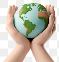 PNG Holding planet globe earth. 