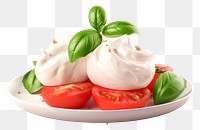 PNG Dessert tomato cheese basil. AI generated Image by rawpixel.