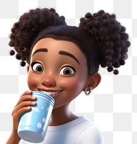 PNG Portrait cartoon milk  