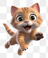 PNG Cartoon mammal animal kitten. 