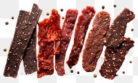 PNG Meat snack food pork. AI generated Image by rawpixel.