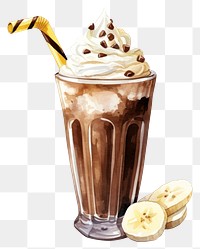 PNG Milkshake smoothie dessert banana. 