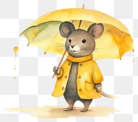 PNG Umbrella raincoat cartoon animal. 