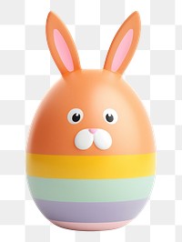 PNG Egg easter white background anthropomorphic. AI generated Image by rawpixel.