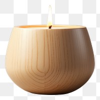 PNG Candle lighting wood illuminated. 