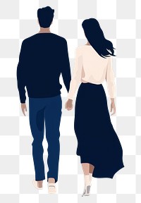 PNG Walking silhouette cartoon adult. AI generated Image by rawpixel.