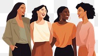 PNG Laughing adult togetherness friendship. AI generated Image by rawpixel.