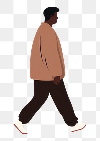 PNG Walking people adult togetherness. AI generated Image by rawpixel.
