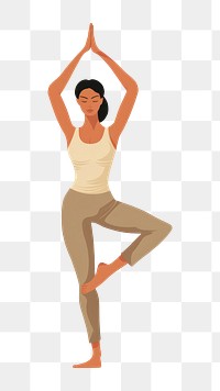 PNG Yoga sports adult cross-legged. AI generated Image by rawpixel.