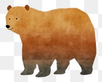 PNG Bear wildlife mammal animal. AI generated Image by rawpixel.