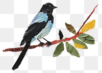 PNG Bird art painting animal. AI generated Image by rawpixel.