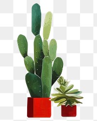 PNG Cactus plant art creativity. 