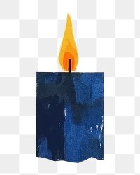 PNG Art painting candle paper. 