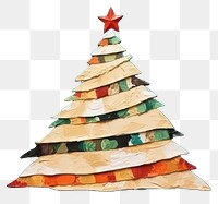 PNG Christmas tree art christmas tree. AI generated Image by rawpixel.