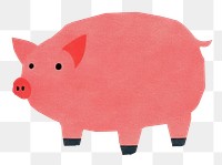 PNG Pig animal mammal investment. AI generated Image by rawpixel.