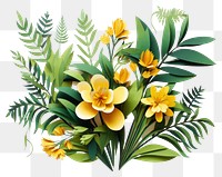 PNG Flower plant leaf art. 