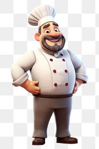 PNG Cartoon chef vegetable portrait. AI generated Image by rawpixel.