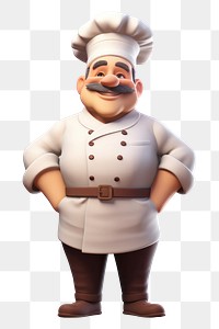 PNG Figurine cartoon chef freshness. AI generated Image by rawpixel.