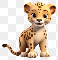 PNG Leopard wildlife cheetah cartoon. 